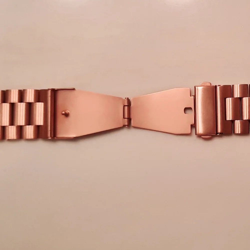 Rose Gold Premium Stainless Steel Smartwatch Band - Picture 5 of 15